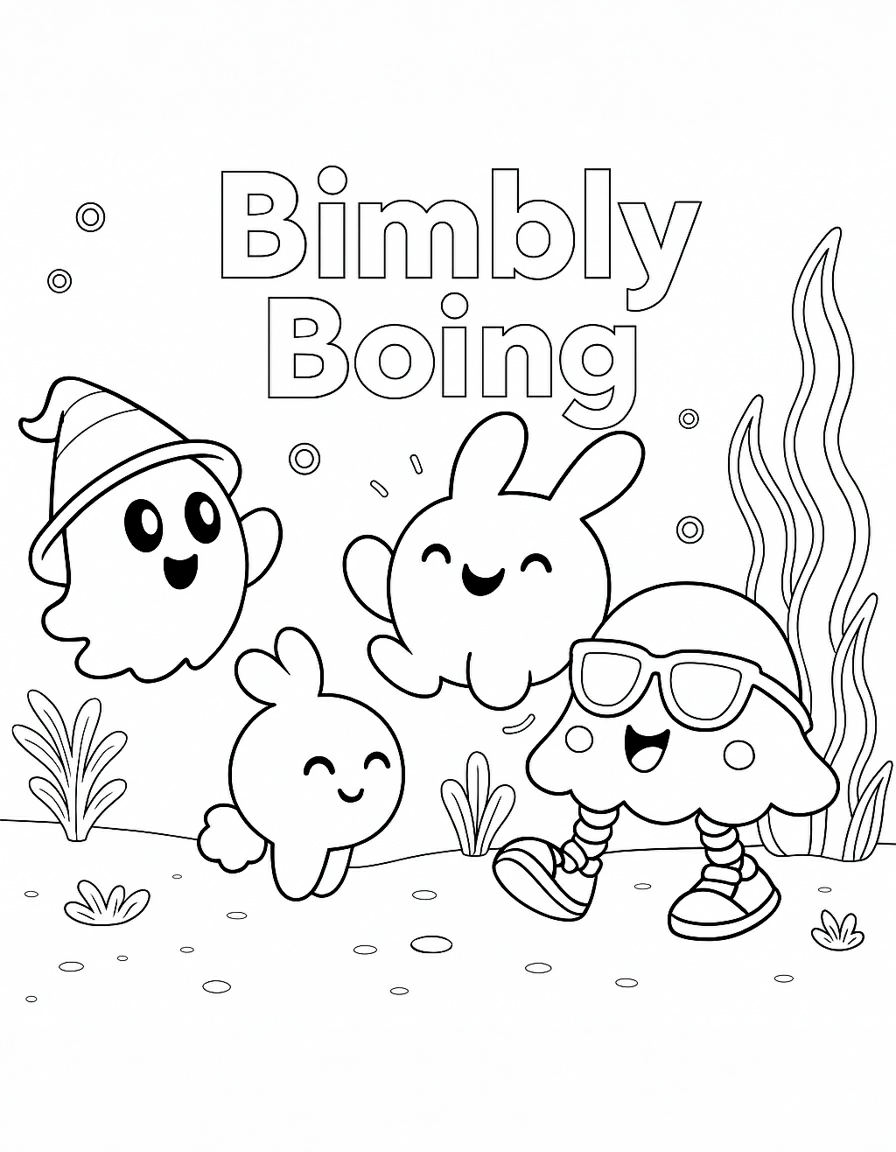 (FREE) Coloring page Bimbly Boing