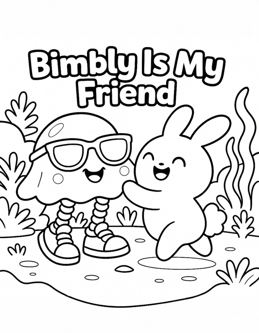 (FREE) Coloring page Bimbly Is My Friend