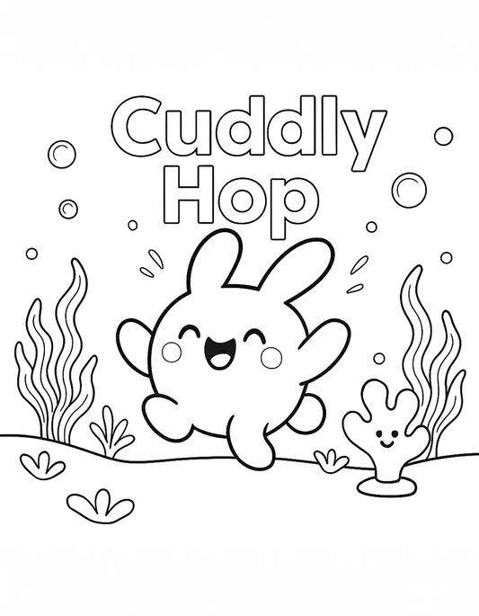 (FREE) Coloring page Cuddly Hop - Bimbly